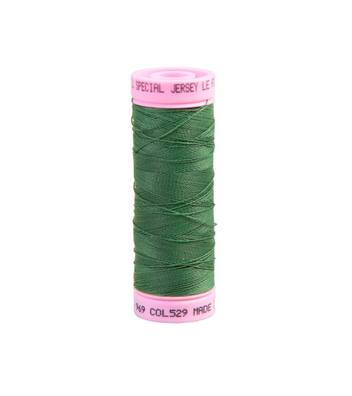 Special jersey thread 140m grass green made in France