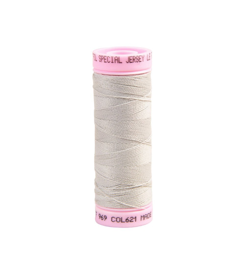 Special jersey thread 140m wind grey made in France