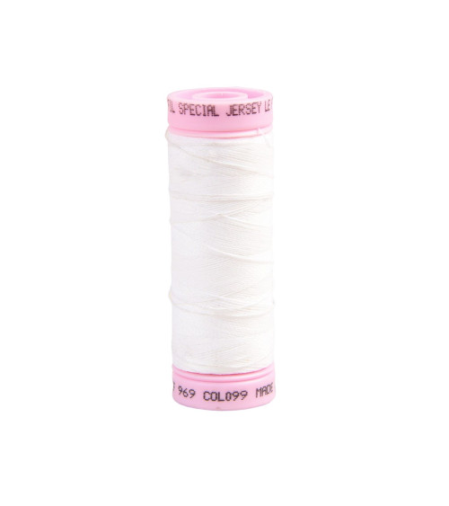 Special jersey thread 140m white made in France