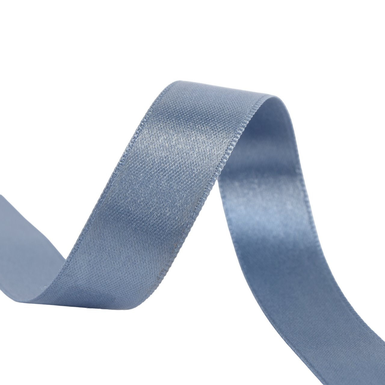 Dusty Blue Double Faced Satin Ribbon