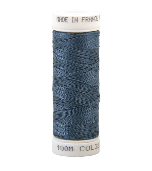 Polyester sewing thread 100m made in France - cornflower blue 328