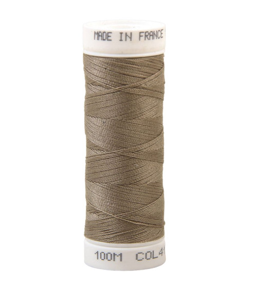 Polyester sewing thread 100m made in France - antelope 415