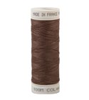 Fil à coudre polyester 100m made in France - marron crosse 444