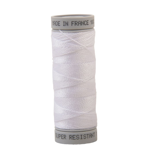 Super strong polyester thread 50m - White C99