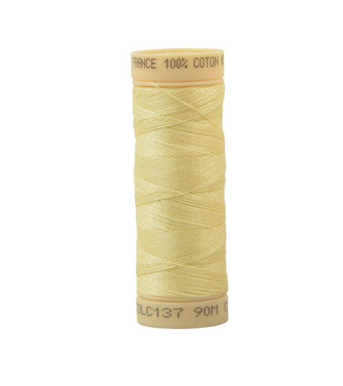 90m cotton thread spool made in France - Gold C137