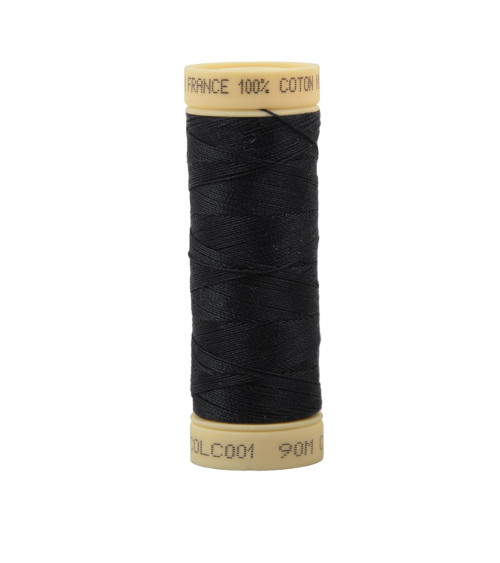 90m cotton thread spool made in France - Black C1