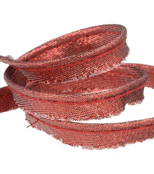 25m spool of 5mm red metallic piping