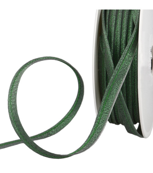 25m spool of dark green metallic piping 10mm