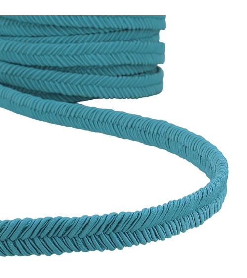 Bobina da 15m Treccia Steel Blue a spina di pesce da 15mm