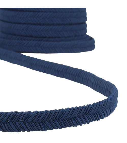 Bobina da 15 m Treccia a spina di pesce blu scuro da 15 mm