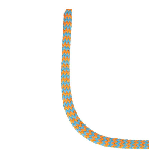 25m spool 8mm zigzag braid neon orange/blue