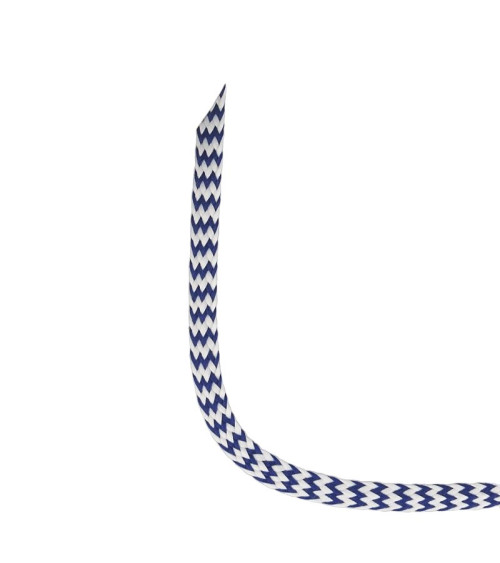 Bobina da 25 m di treccia a zigzag da 8 mm Blu Navy