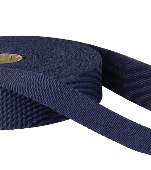 Tracolla in poliestere da 20 m con pellicola Blu navy