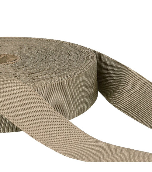 Film 20m polyester shoulder strap Beige