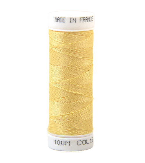 Polyester sewing thread 100m made in France - soleil 122