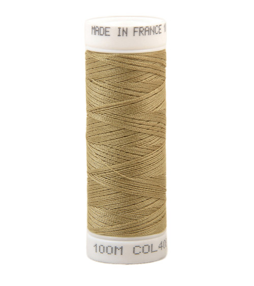 Polyester sewing thread 100m made in France - cinnamon 408