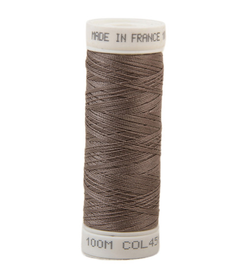 Polyester sewing thread 100m made in France - Colombian beige 451