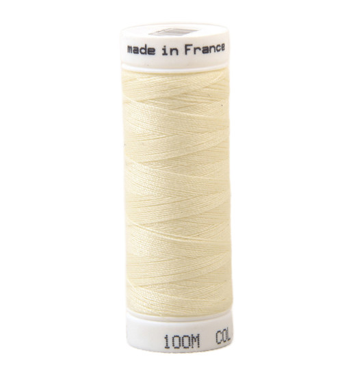 Polyester sewing thread 100m made in France - frost white 396