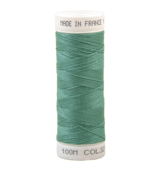 Polyester sewing thread 100m made in France - cobalt blue 321