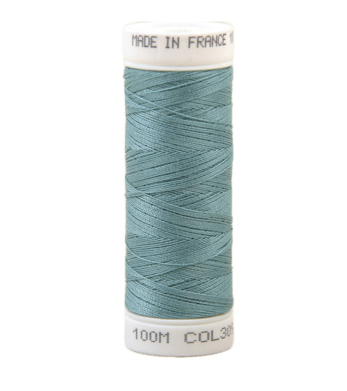 Polyester sewing thread 100m made in France - glacier blue 309