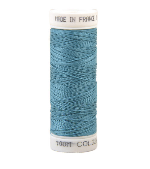 Polyester sewing thread 100m made in France - delphinium blue 326