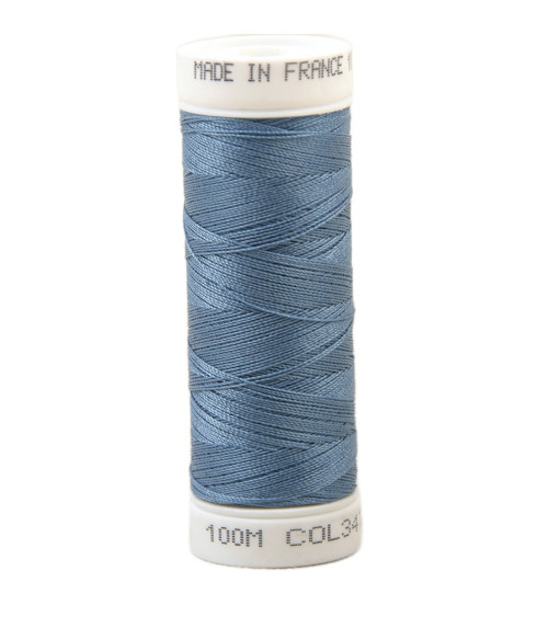 Polyester sewing thread 100m made in France - horizon blue 347