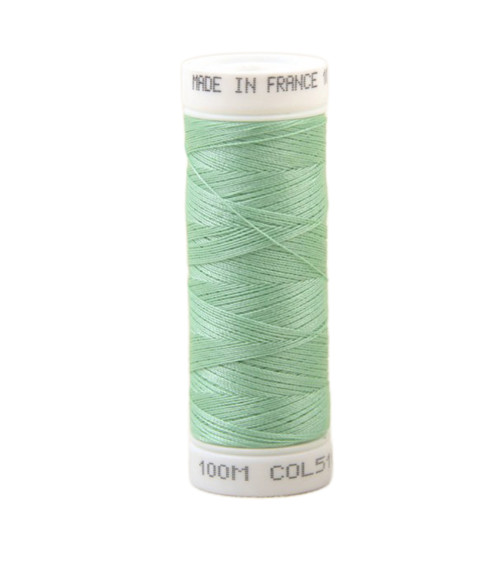 Polyester sewing thread 100m made in France - green shore 511