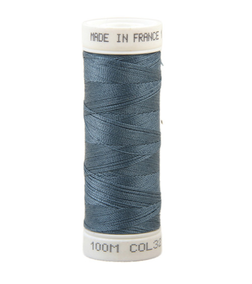 Polyester sewing thread 100m made in France - Norwegian blue 327