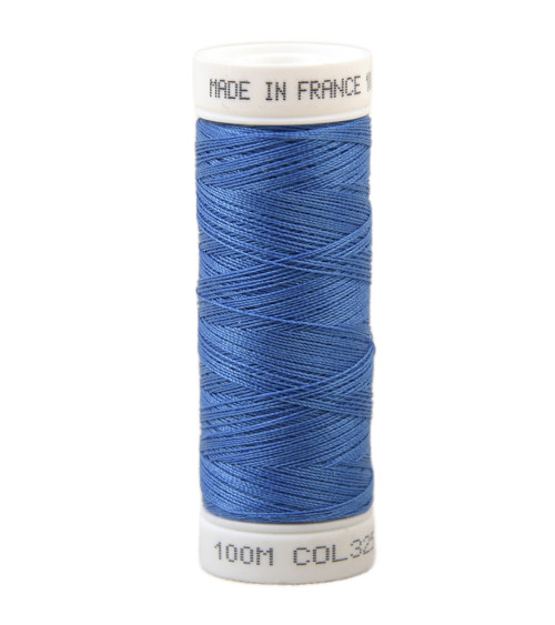 Polyester sewing thread 100m made in France - gypsy blue 325