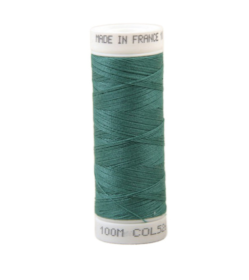 Polyester sewing thread 100m made in France - empire green 526