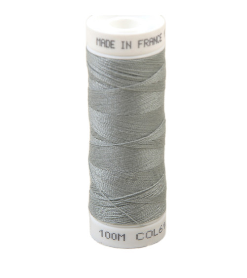 Polyester sewing thread 100m made in France - greis cendre 616