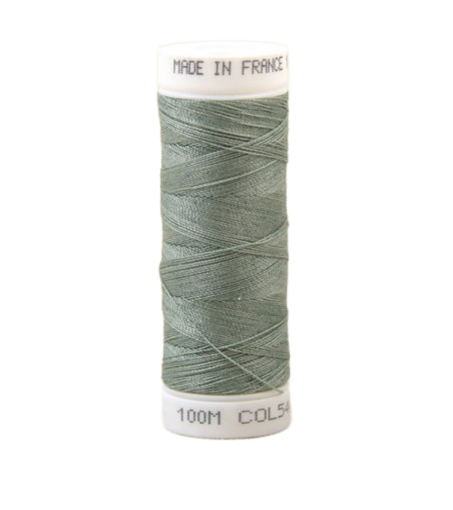 Polyester sewing thread 100m made in France - officer green 544