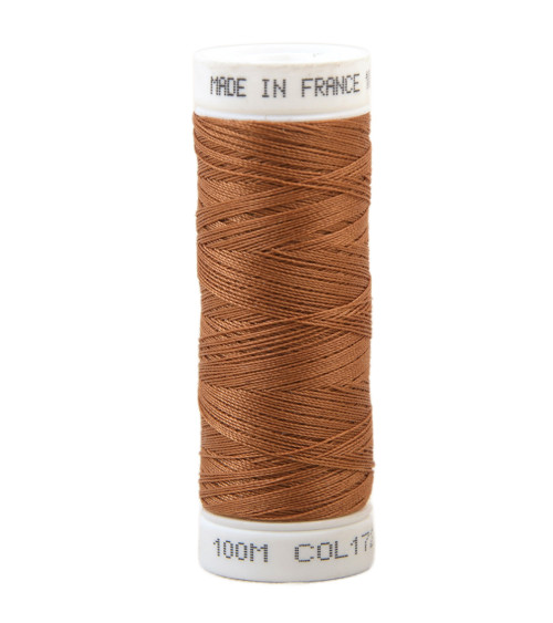 Polyester sewing thread 100m made in France - old gold 172