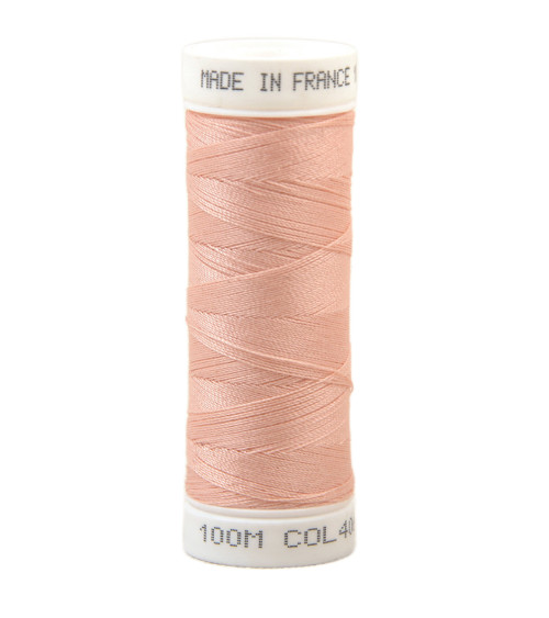 Polyester sewing thread 100m made in France - blush pink 406