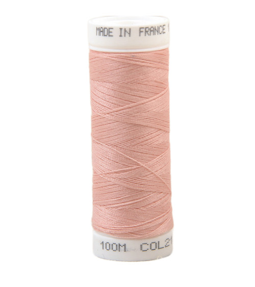 Polyester sewing thread 100m made in France - Dragée 208