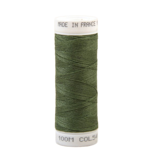 Polyester sewing thread 100m made in France - verdigris 549