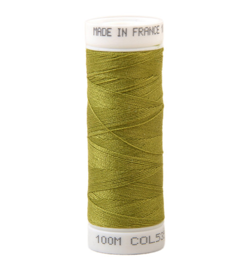 Polyester sewing thread 100m made in France - green directory 531