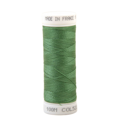 Polyester sewing thread 100m made in France - chervil green 522