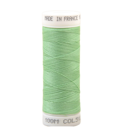 Polyester sewing thread 100m made in France - water green 512