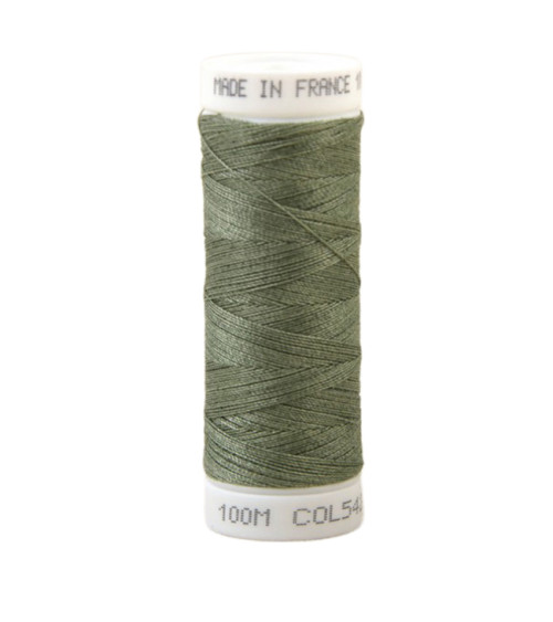 Polyester sewing thread 100m made in France - pistachio green 542