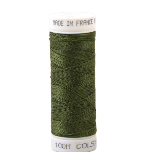 Polyester sewing thread 100m made in France - forest green 539