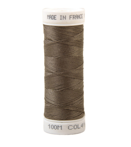 Polyester sewing thread 100m made in France - Light Khaki Green 414