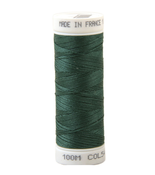 Polyester sewing thread 100m made in France - dark green 541