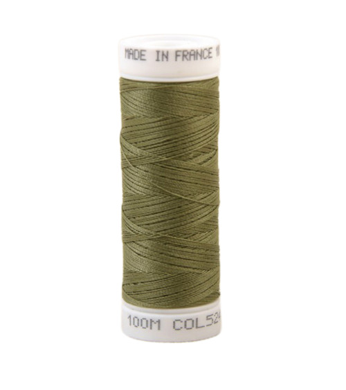 Polyester sewing thread 100m made in France - lime green 524