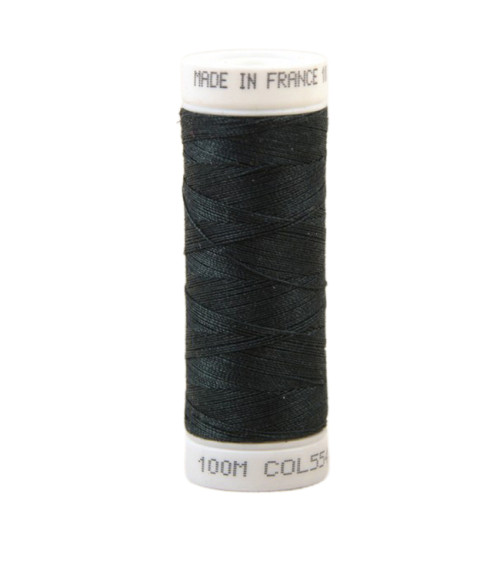 Polyester sewing thread 100m made in France - sorrel blue 554