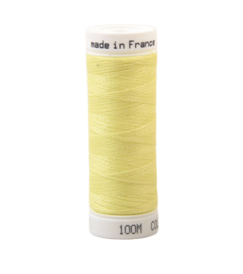 Polyester sewing thread 100m made in France - green pepper 517