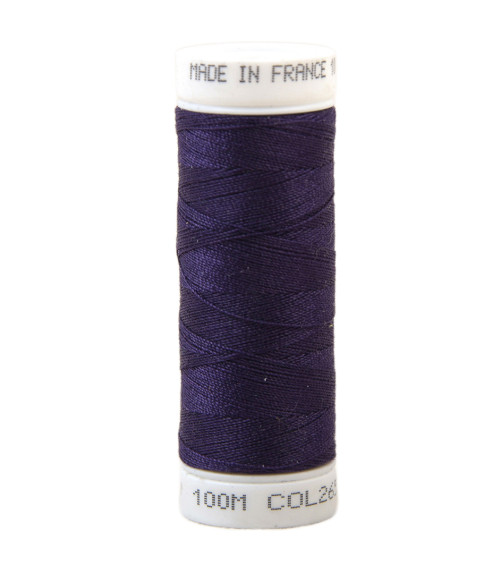 Polyester sewing thread 100m made in France - volubilis 265