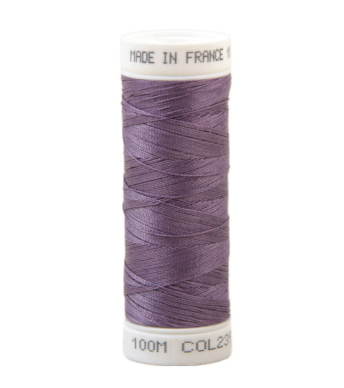 Fil à coudre polyester 100m made in France - violet lavande 239