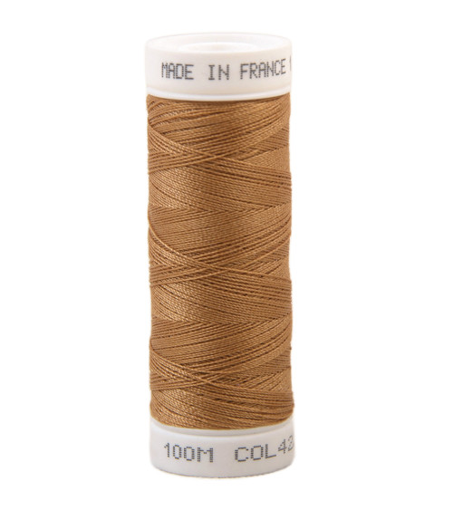 Polyester sewing thread 100m made in France - ecureuil 422