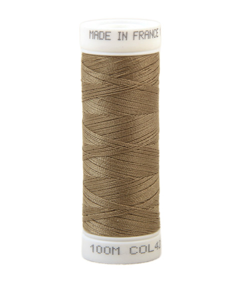 Polyester sewing thread 100m made in France - hare 428